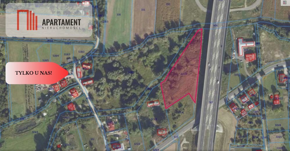 Działka rolna z mediami, blisko Wrocławia, 6600 m2 Wisznia Mała, Strzeszowska  6 600m2 Foto 1