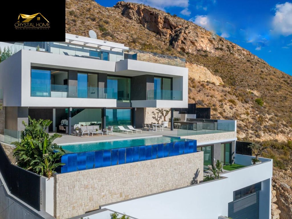 Ekskluzywna willa z panoramicznymi widokami na zatokę Benidorm Hiszpania, Finestrat  652m2 Foto 1