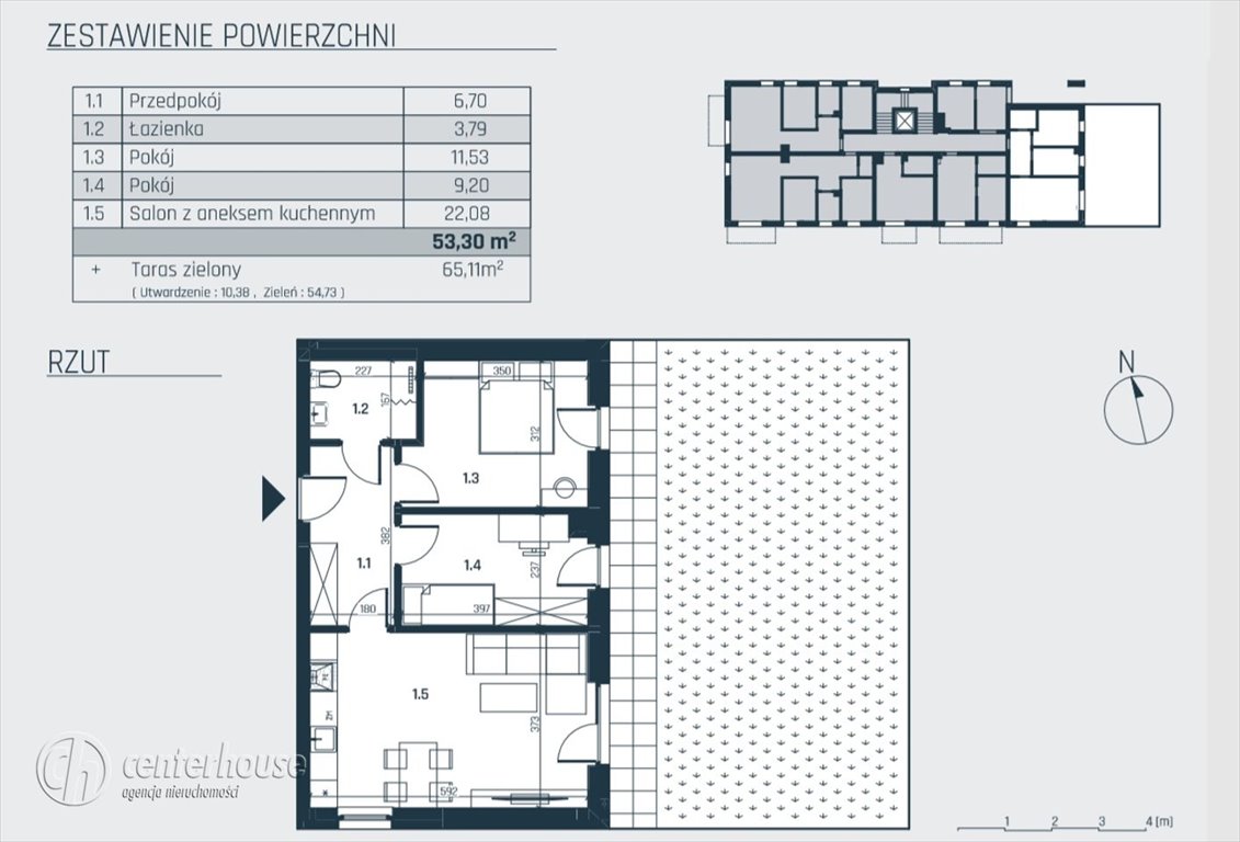 Mieszkanie trzypokojowe na sprzedaż Rzeszów, Sikorskiego  59m2 Foto 5