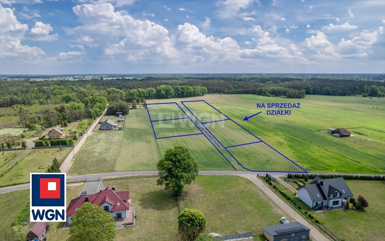 Na sprzedaż przestronna działka 1104 m² w Lubcz Wielki Lubcz Wielki, Lubcz Wielki  1 104m2 Foto 1