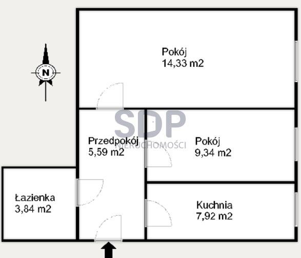 Mieszkanie dwupokojowe na sprzedaż Wrocław, Śródmieście, Nadodrze, Henryka Pobożnego  41m2 Foto 7