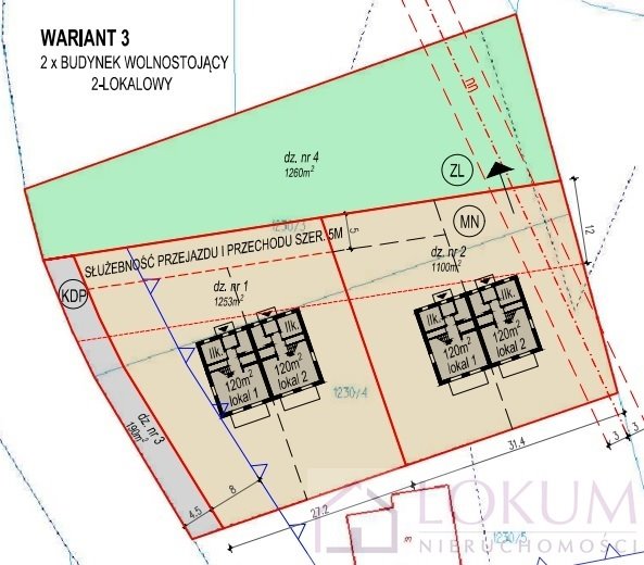 Polecam działkę 3803 m² pod zabudowę i inwestycje w Dys Dys  3 803m2 Foto 1