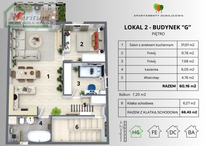 Mieszkanie trzypokojowe na sprzedaż Nowy Sącz  60m2 Foto 1