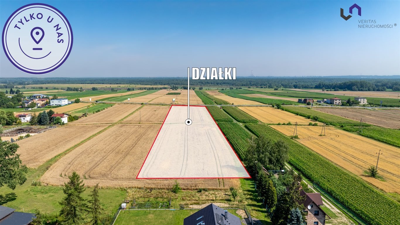 Działka 1612 m² z dostępem do mediów i dojazdem Paniówki, Zwycięstwa  1 612m2 Foto 1