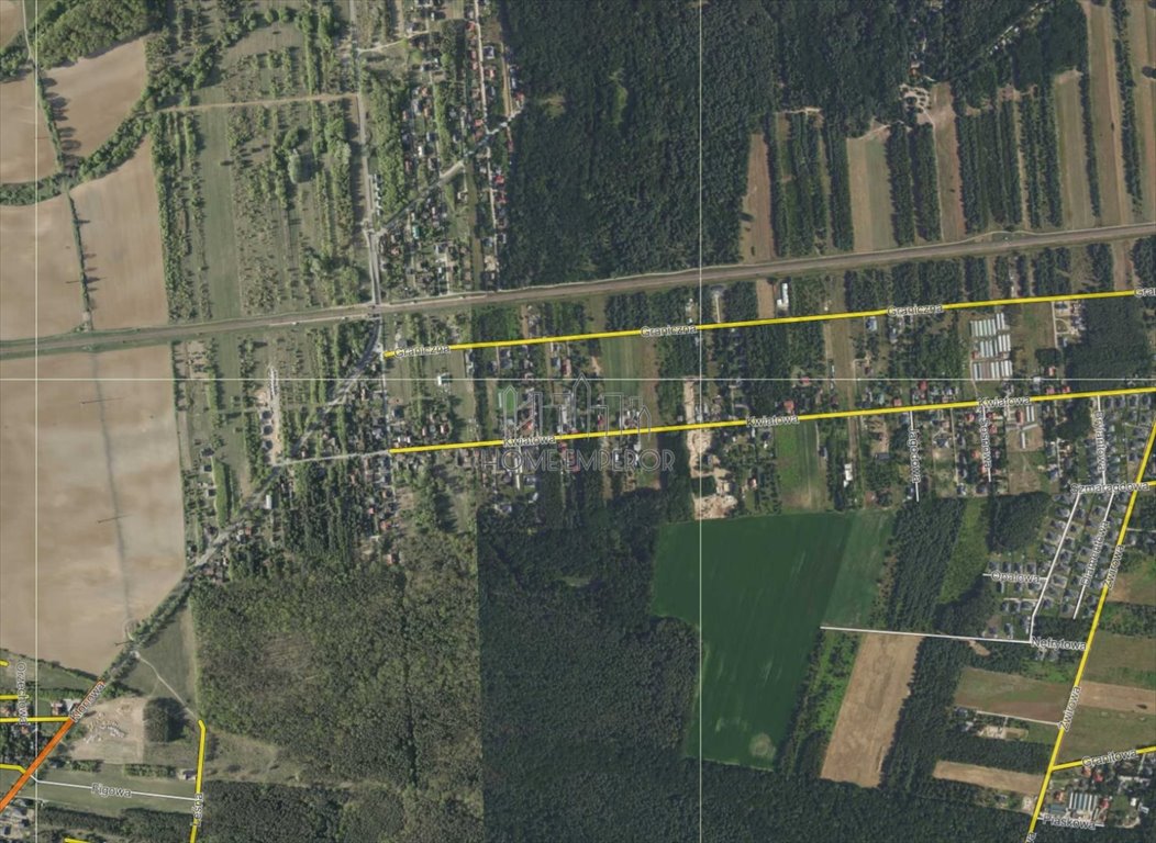 Działka 1128 m² w Janówku Drugi - plan zagospodarowania Janówek Drugi  1 128m2 Foto 1