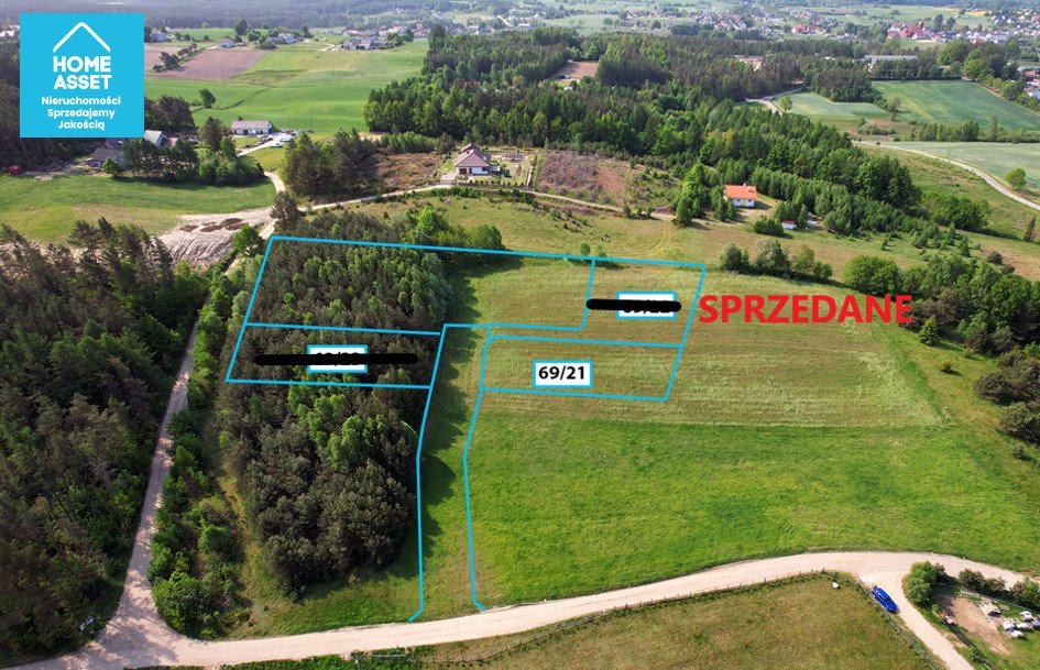 Do sprzedania działka 1088 m² z WZ w Grabowcu Grabowiec, Dolna  1 088m2 Foto 1