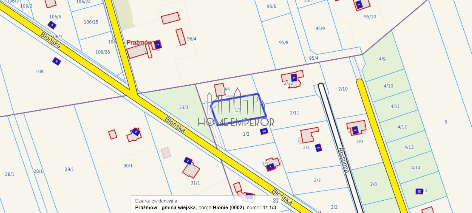 Działka inna na sprzedaż Błonie, Błońska  1 200m2 Foto 2