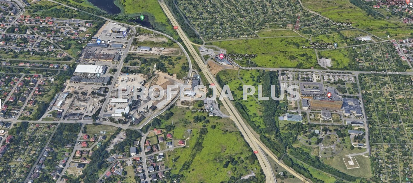 Działka inwestycyjna 5100 m² z MPZP, do 4 kondygnacji Będzin  5 100m2 Foto 1