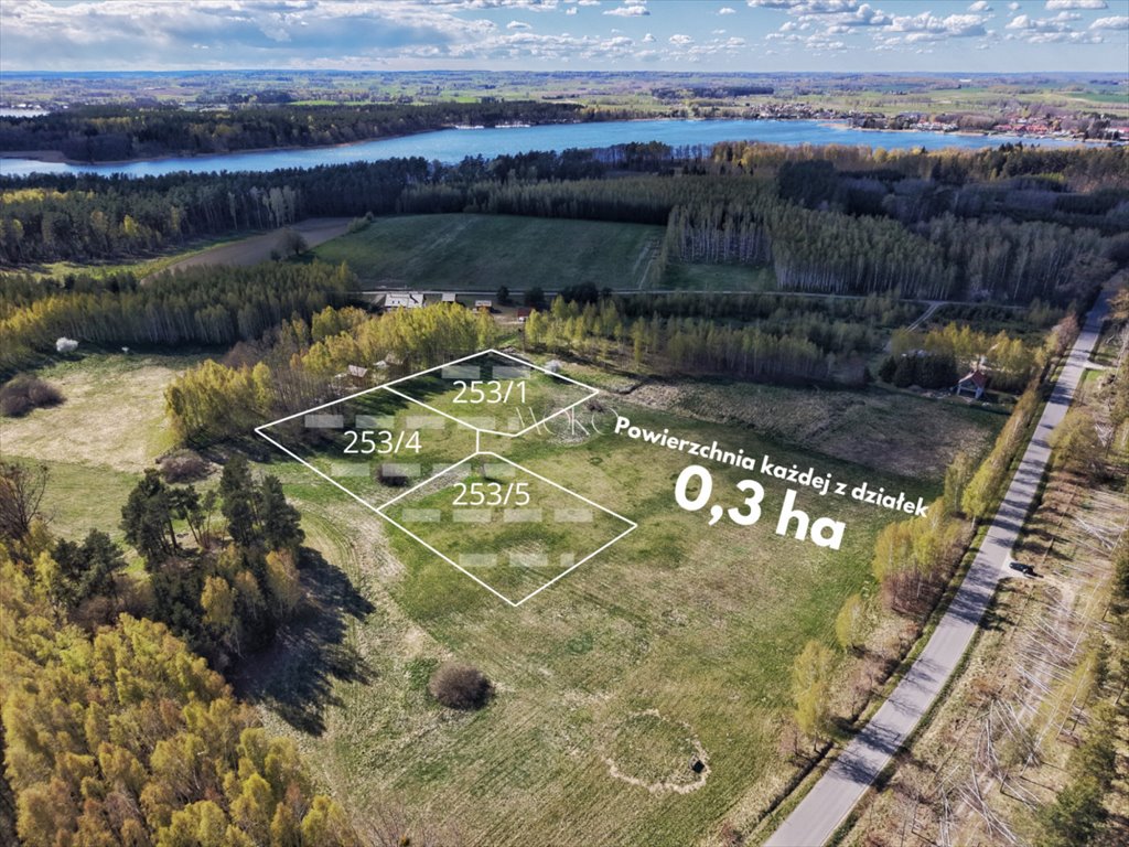 Działka pod dom w Rydzewie blisko jezior Mazur Rydzewo  3 056m2 Foto 1