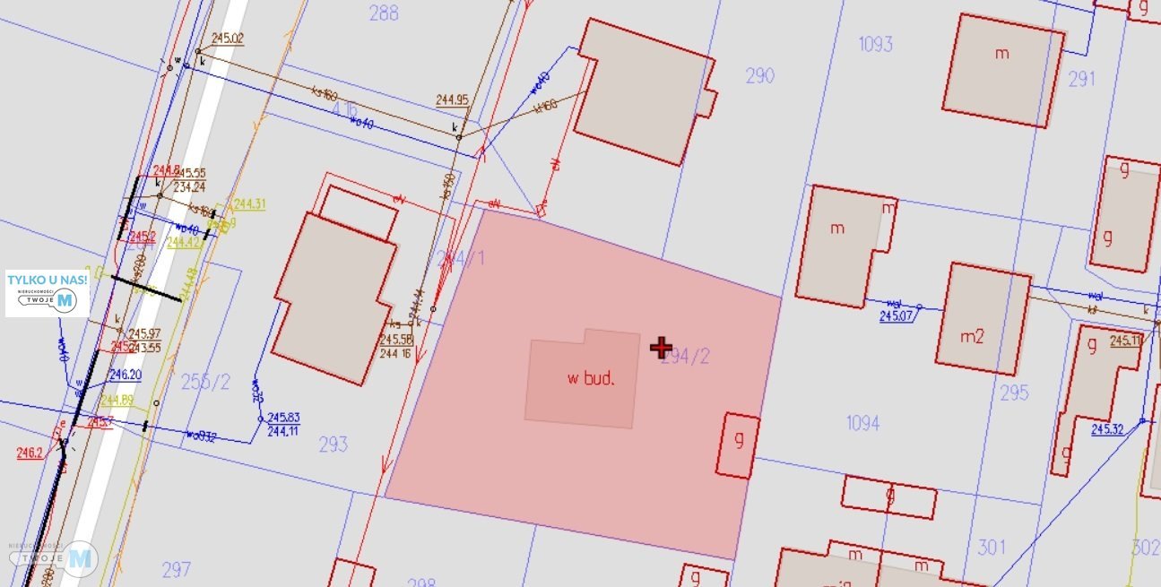 Działka budowlana 718 m² z budynkiem, blisko centrum Jędrzejów, Jędrzejów, Jędrzejów  718m2 Foto 1