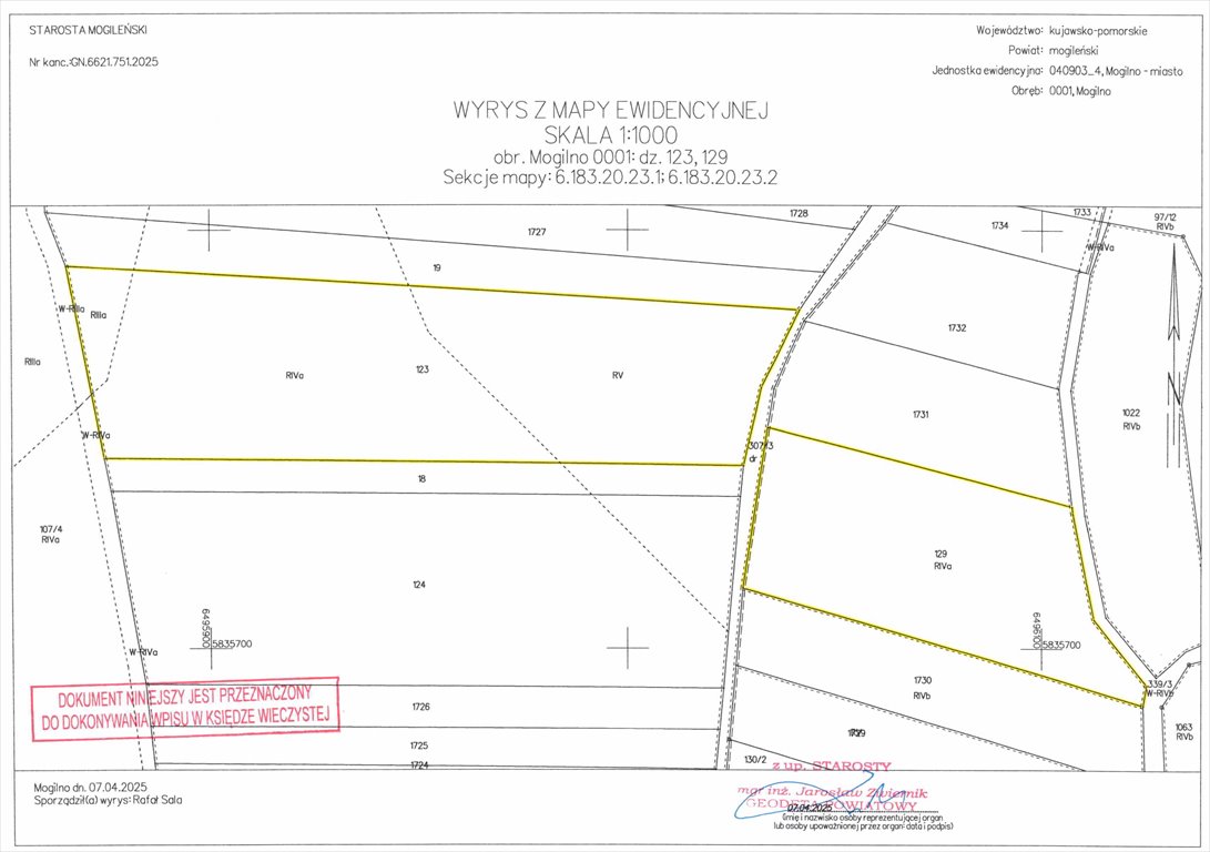 Działka inwestycyjna na sprzedaż Mogilno, Przemysłowa  10 265m2 Foto 1