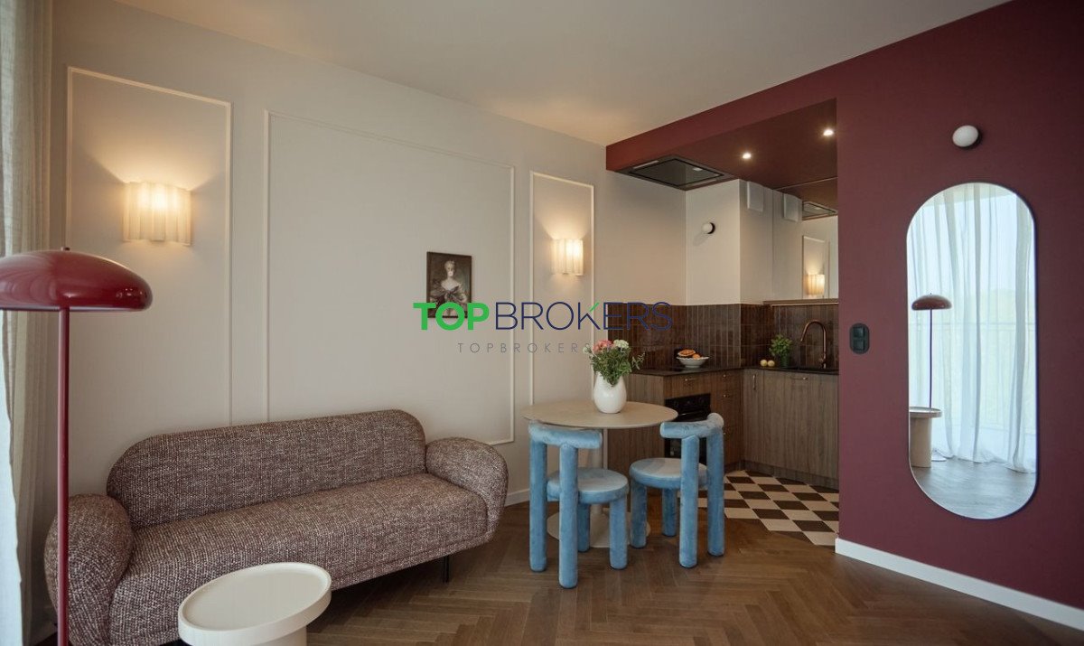 Na wynajem przestronne 40 m² mieszkanie z balkonem w Wilanowie Warszawa, Wilanów Błonia Wilanowskie, Marcelego Handelsmana  40m2 Foto 1