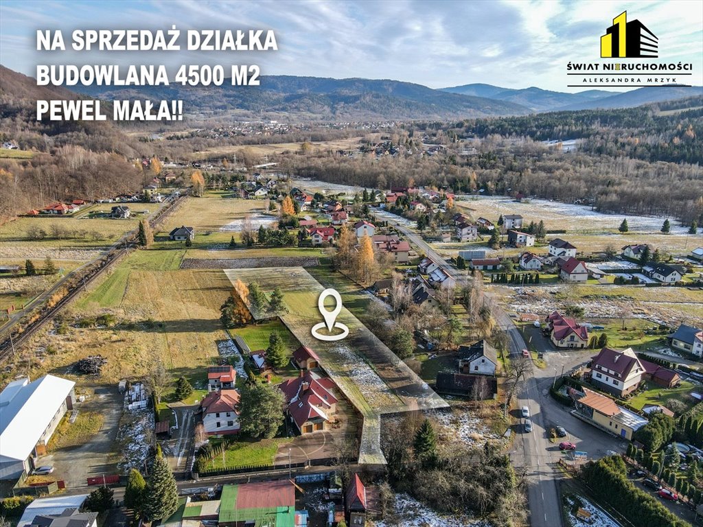 Działka budowlana na sprzedaż Pewel Mała  4 517m2 Foto 1