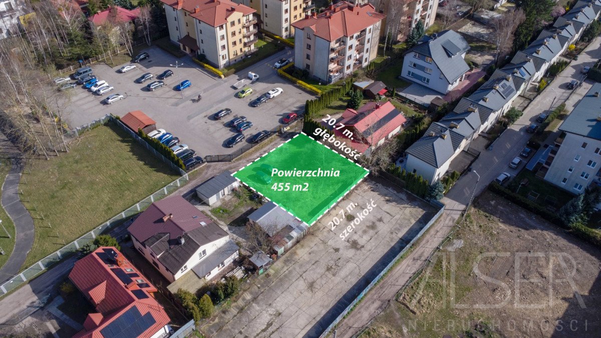 Działka 455 m² pod zabudowę wielorodzinną lub jednorodzinną Ząbki, Jaśminowa  455m2 Foto 1