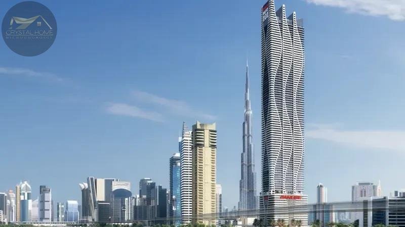 Do sprzedania luksusowy apartament z prywatnym basenem i panoramicznym widokiem na Burj Khalifa Zjednoczone Emiraty Arabskie, Dubaj  114m2 Foto 1