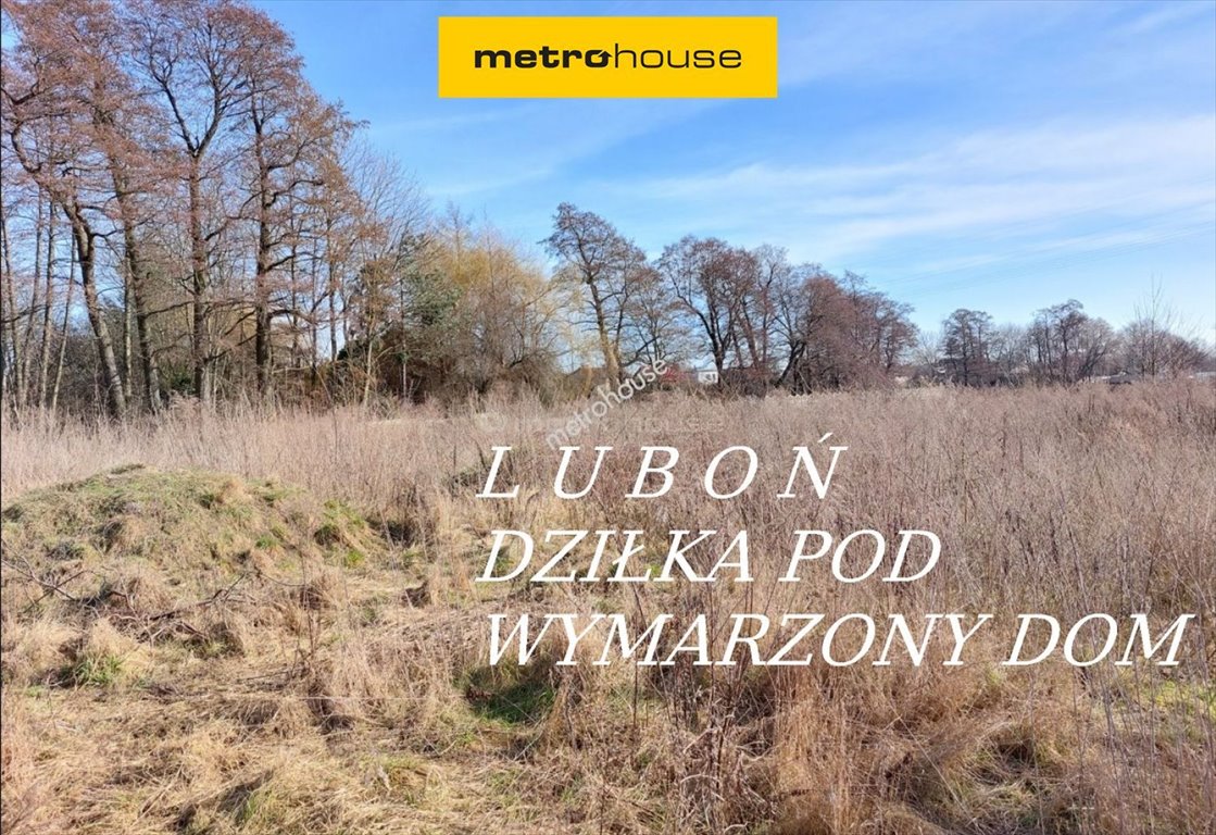 Działka 888 m² z planem pod zabudowę jednorodzinną Luboń  888m2 Foto 1