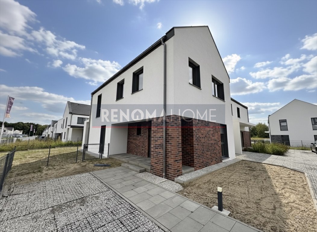 Nowoczesny dom bliźniaczy 152 m² z ogrodem i garażem Szczodre, Orzechowa  152m2 Foto 1