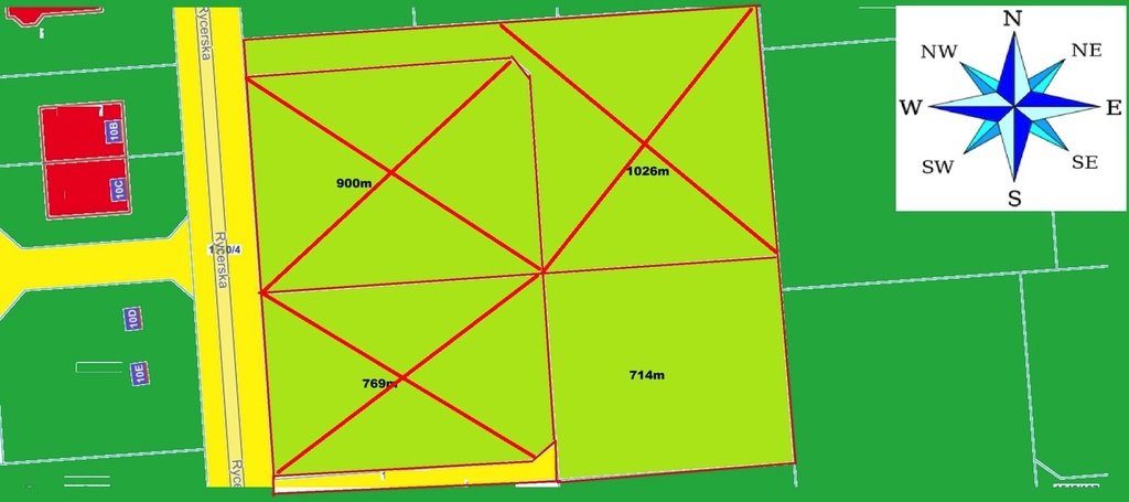 Działka budowlana 714 m² z mediami, idealna pod dom Dobra  714m2 Foto 1