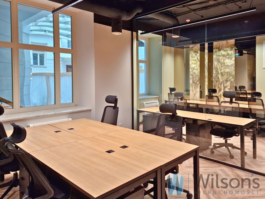Nowoczesne biuro serwisowane dla 6 osób w centrum Warszawy Warszawa, Śródmieście, Poznańska  60m2 Foto 1