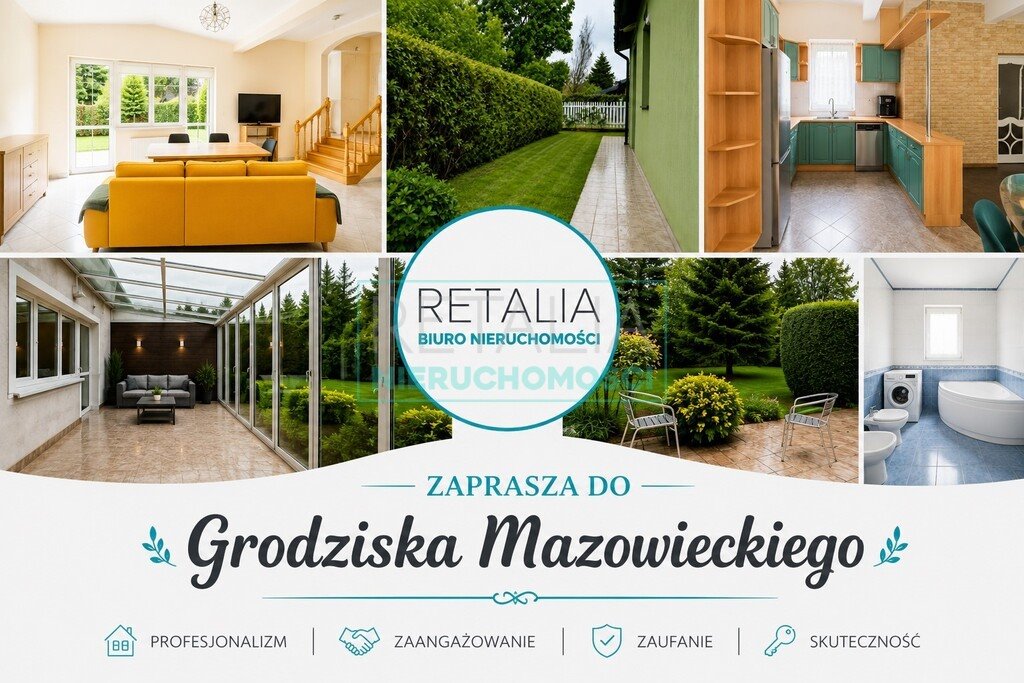 Kameralny dom z ogrodem i garażem w Grodzisku Mazowieckim Grodzisk Mazowiecki  143m2 Foto 1