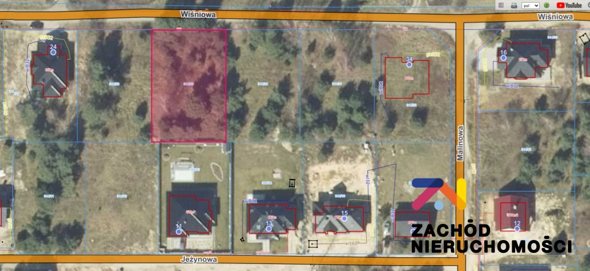 Działka 1088 m² z mediami i planem pod dom jednorodzinny Droszków  1 088m2 Foto 1