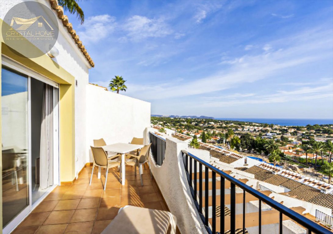 Apartament z widokiem na Morze Śródziemne, basen i parking Hiszpania, Calp  78m2 Foto 1