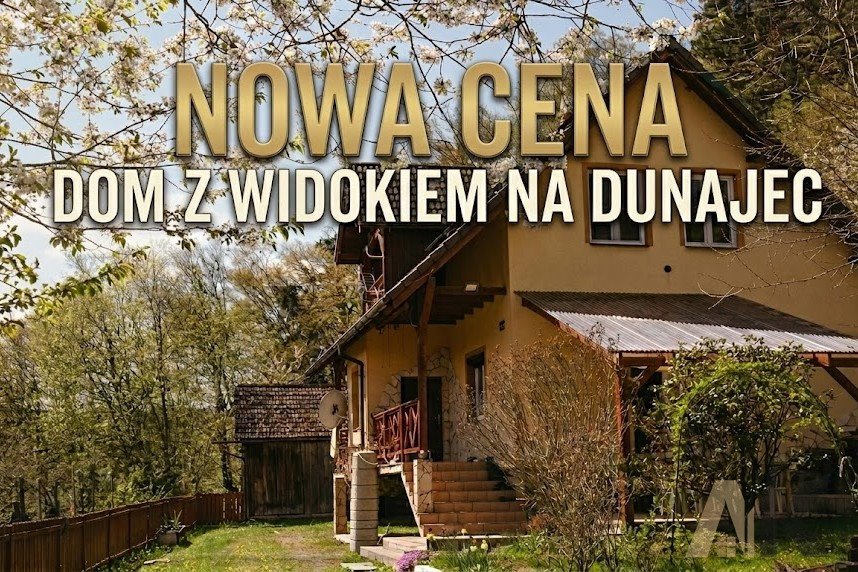 Urokliwy dom z widokiem na Dunajec, 130 m², ogród 32 arów Gródek nad Dunajcem  130m2 Foto 1