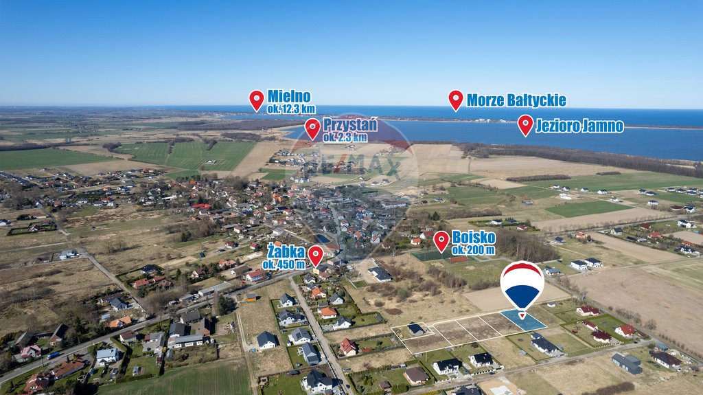 Działka budowlana na sprzedaż Koszalin, Jamno  1 001m2 Foto 1