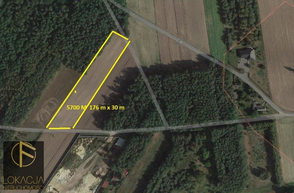 Duża działka 5700 m² z mediami, idealna pod rezydencję Cienia Druga  5 700m2 Foto 1