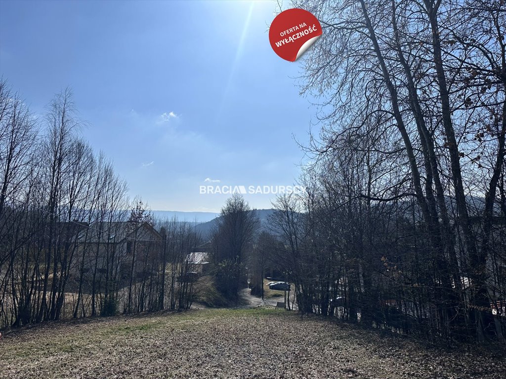 Widokowa działka w Pcimiu z możliwością zabudowy i usług Pcim, Pcim  1 427m2 Foto 1