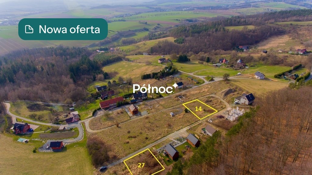 Polecam działkę 500 m² z widokiem na Szczeliniec w Święcku Święcko, Huberek  500m2 Foto 1