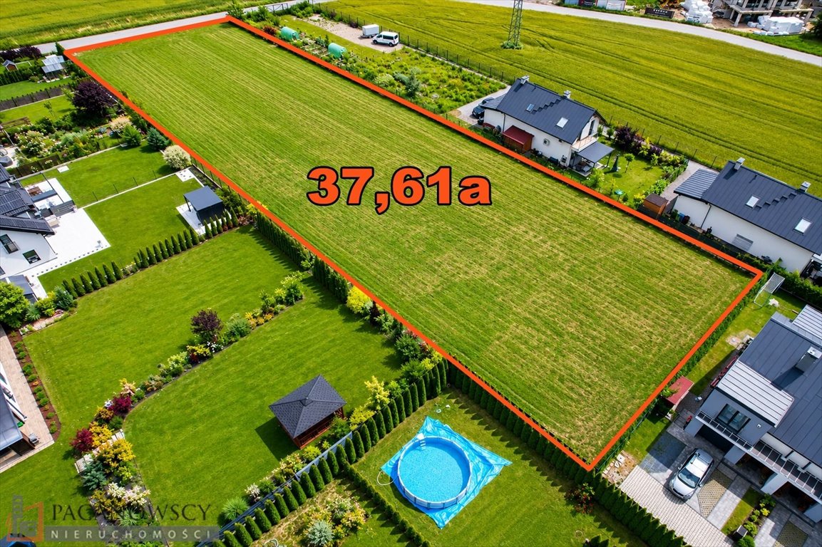Do sprzedania działka 37,61 ara w Zielonkach z mediami Zielonki  3 761m2 Foto 1