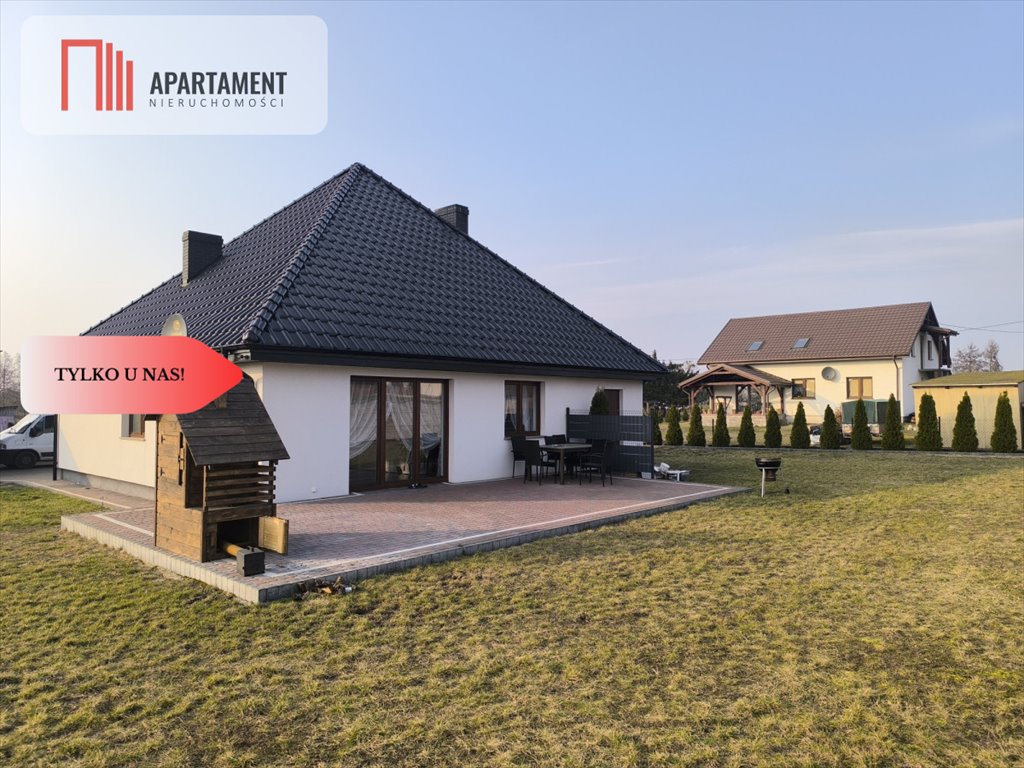 Przestronny dom z kominkiem i dużym tarasem w Brodnickiej okolicy Brodniczka  154m2 Foto 1