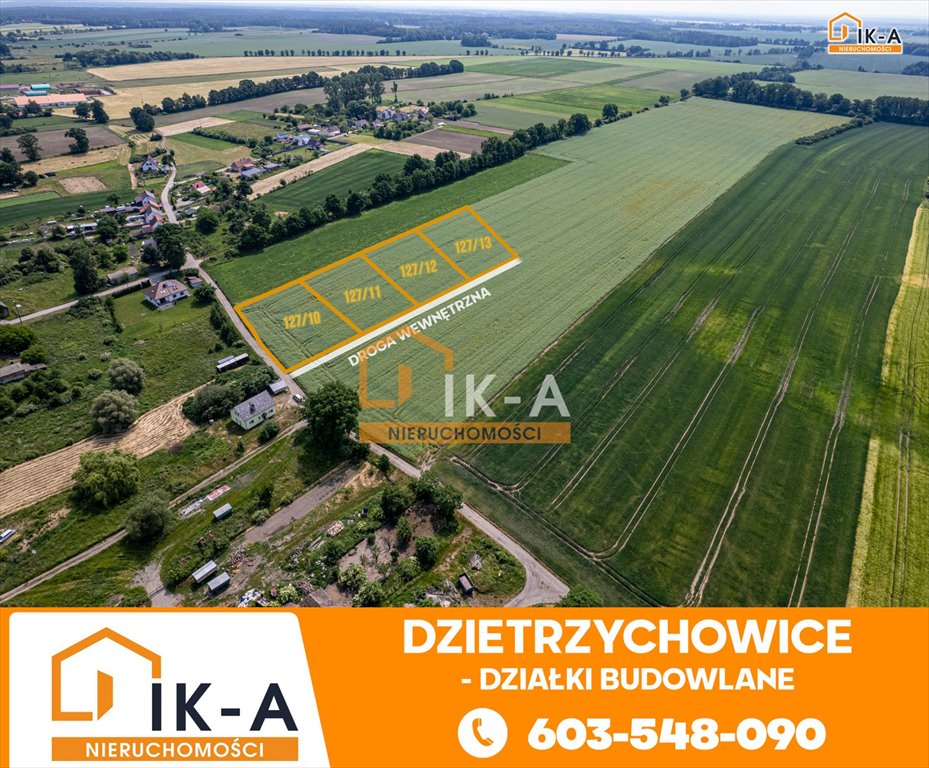 Działka budowlana na sprzedaż Dzietrzychowice, Dzietrzychowice  1 400m2 Foto 4