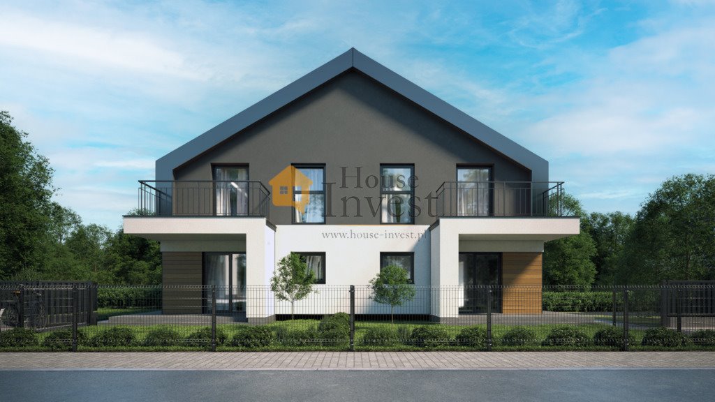 Nowoczesny bliźniak z tarasem, ogrodem i 2 miejscami parkingowymi Legnica  79m2 Foto 1