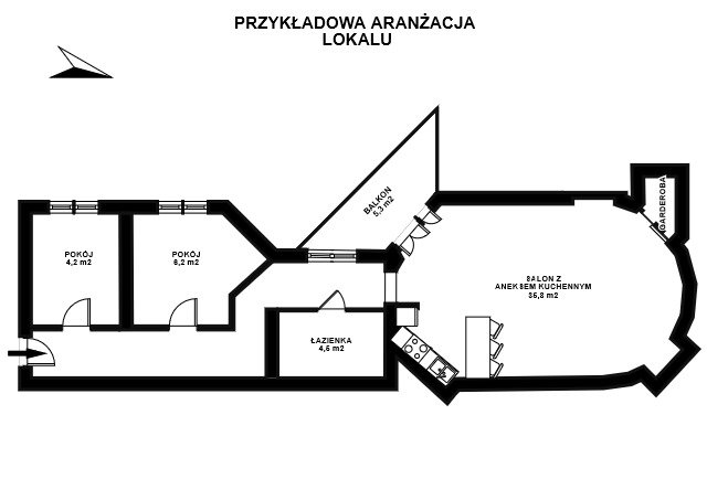 Mieszkanie trzypokojowe na sprzedaż Warszawa, Śródmieście, Nowogrodzka  65m2 Foto 19