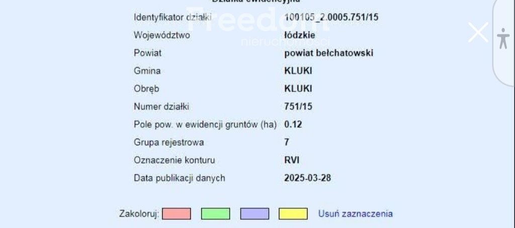 Działka inna na sprzedaż Kluki  1 100m2 Foto 9