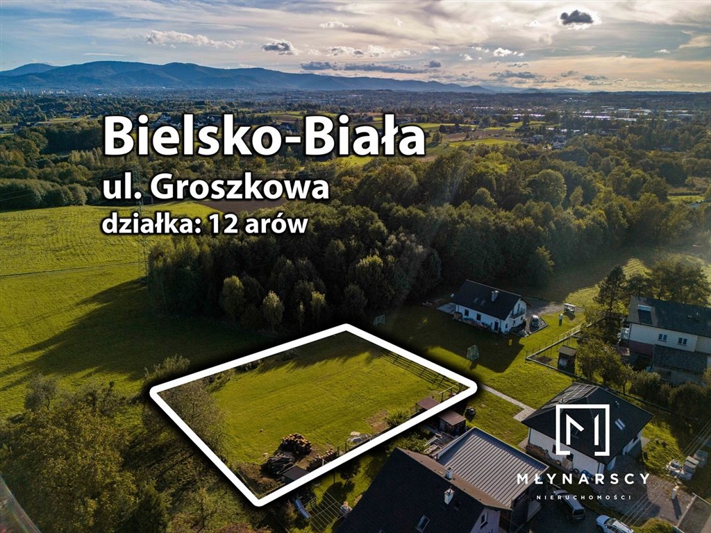 Działka budowlana na sprzedaż Bielsko-Biała, Komorowice Krakowskie  1 200m2 Foto 3