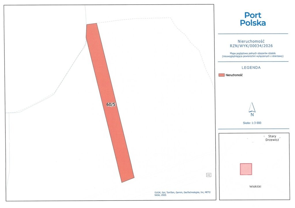 Działka do wynajęcia 19 227 m² w Wiskitkach, CPK Wiskitki  19 227m2 Foto 1