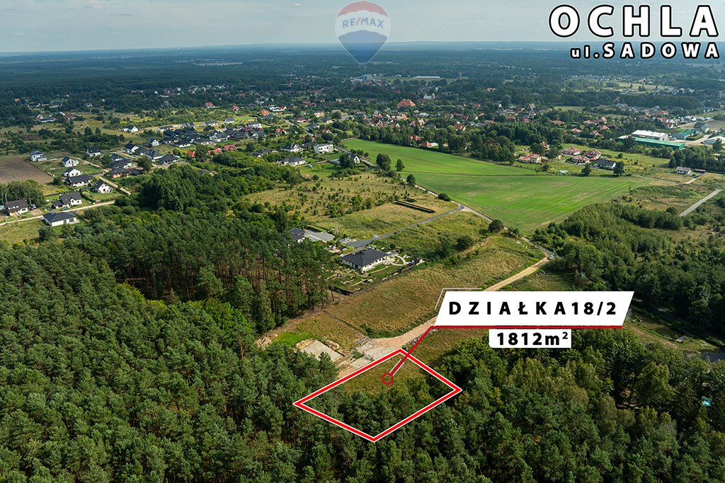 Działka budowlana na sprzedaż Zielona Góra, Ochla-Sadowa  1 812m2 Foto 14