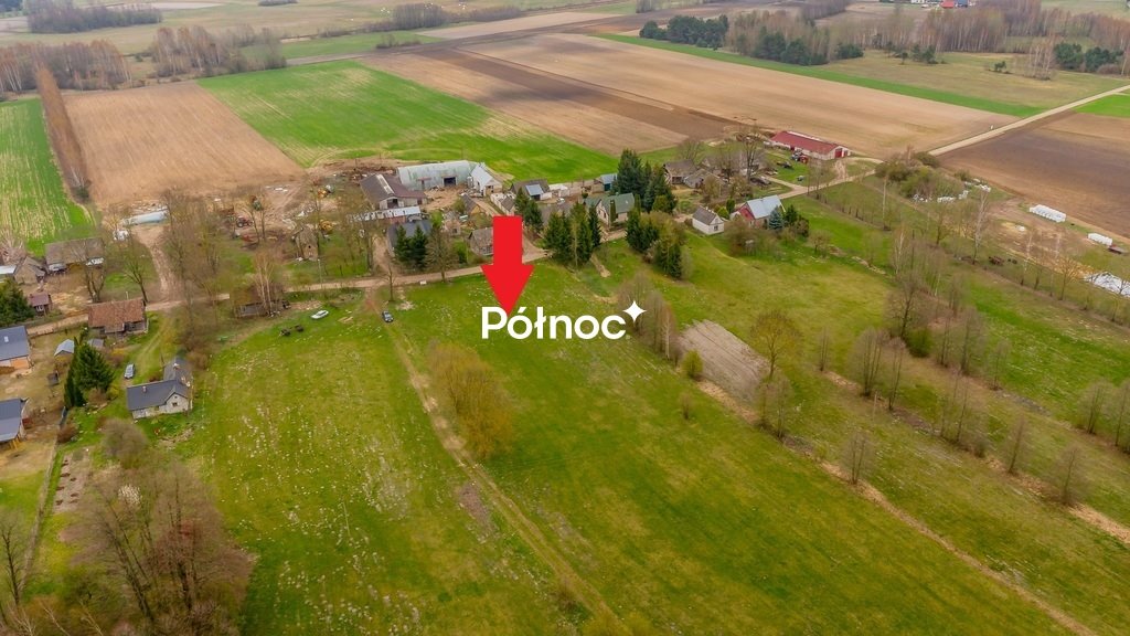 Działka 1500 m² pod dom w cichej okolicy Kobuzie Kobuzie  1 500m2 Foto 1