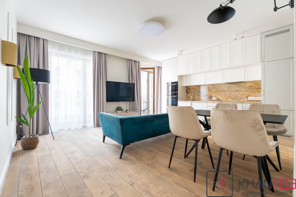 Nowoczesny apartament 52,68 m² z balkonem, klimatyzacją i miejscem garażowym Warszawa, Śródmieście  53m2 Foto 1