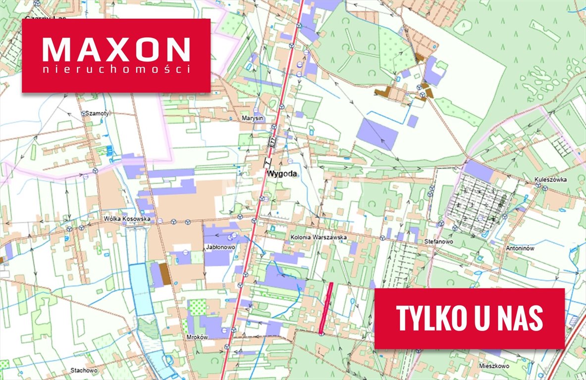 Działka inwestycyjna 11 552 m² przy DK7 w Stefanowie Stefanowo  11 552m2 Foto 1