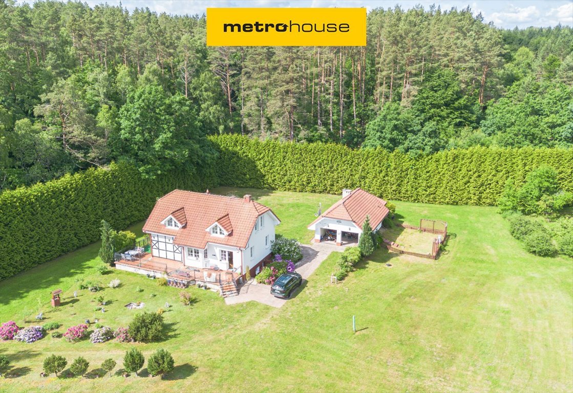 Przestronny dom z sauną i gościńcem na 2 ha w Kiełpinie. Kiełpino  156m2 Foto 1
