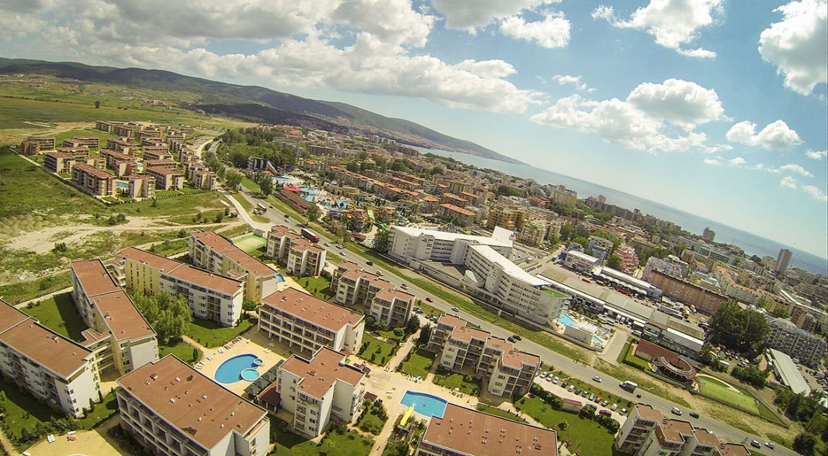 Umeblowane studio z dużym balkonem w Holiday Fort Noks Bułgaria, Sunny Beach, Holiday Fort Noks, Sunny Beach  40m2 Foto 1