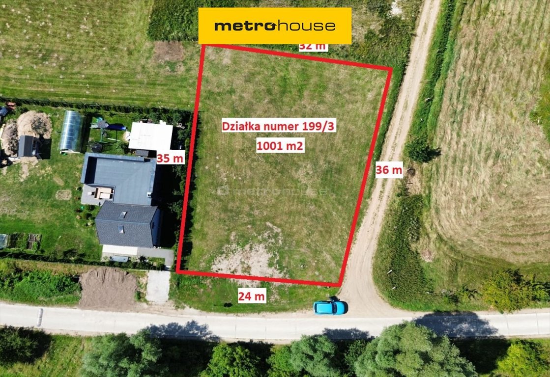 Działka 1001 m² w Wodnicy - idealna pod dom polecam Wodnica  1 001m2 Foto 1