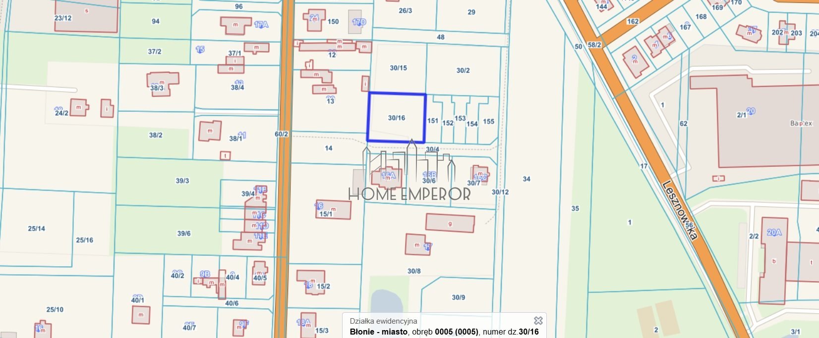 Działka budowlana na sprzedaż Błonie, Zacisze  1 080m2 Foto 2