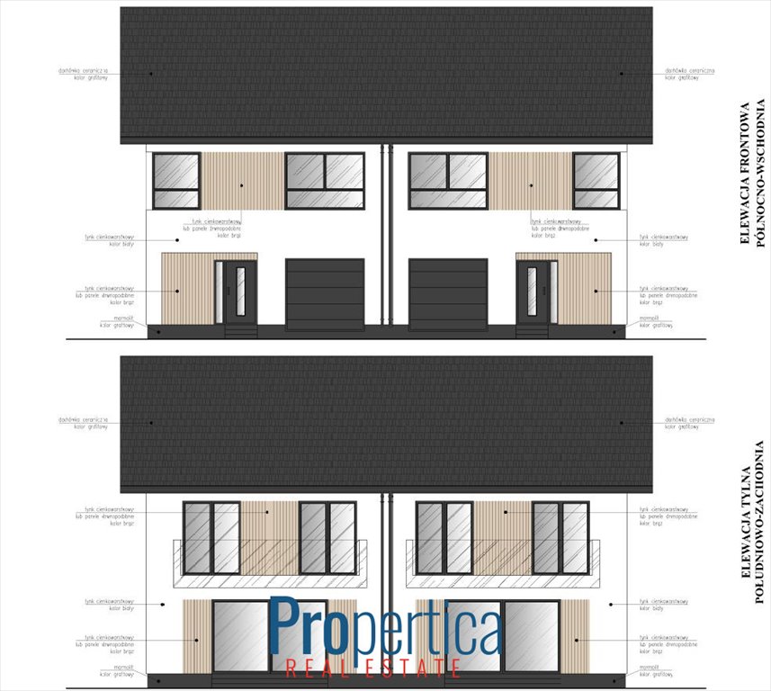 Dom bliźniak 132,9 m² z garażem i działką 400 m² Marynino  133m2 Foto 1