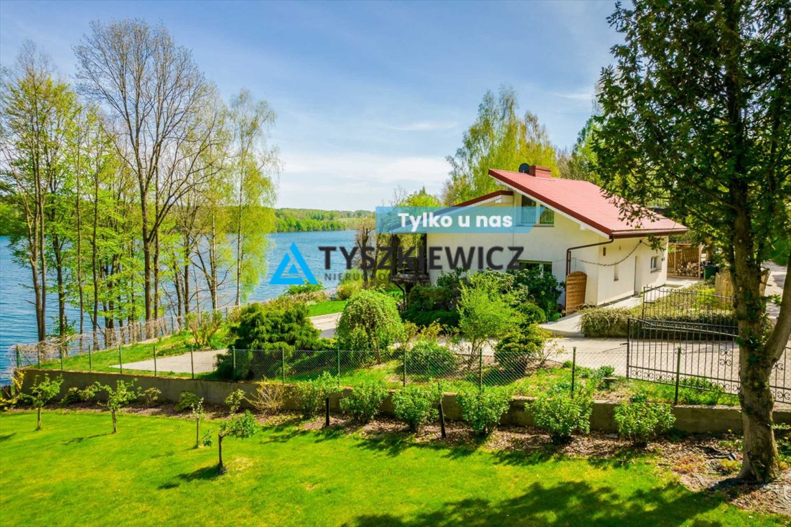 Dom nad jeziorem z widokiem i dostępem do wody Borzestowska Huta, Łączyńska Huta  200m2 Foto 1