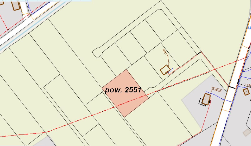 Działka pod zabudowę 2551 m² w Lubczynie – media w zasięgu Lubczyno  2 551m2 Foto 1